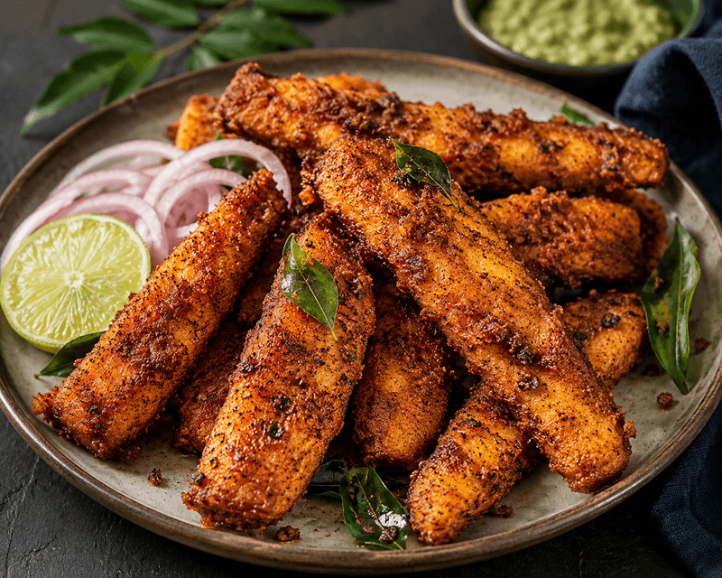 Masala Fish Strips